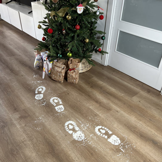 Plantilla Huella de Santa Claus