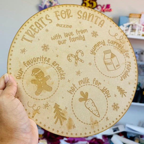 Tabla Navideña “Treats for Santa”